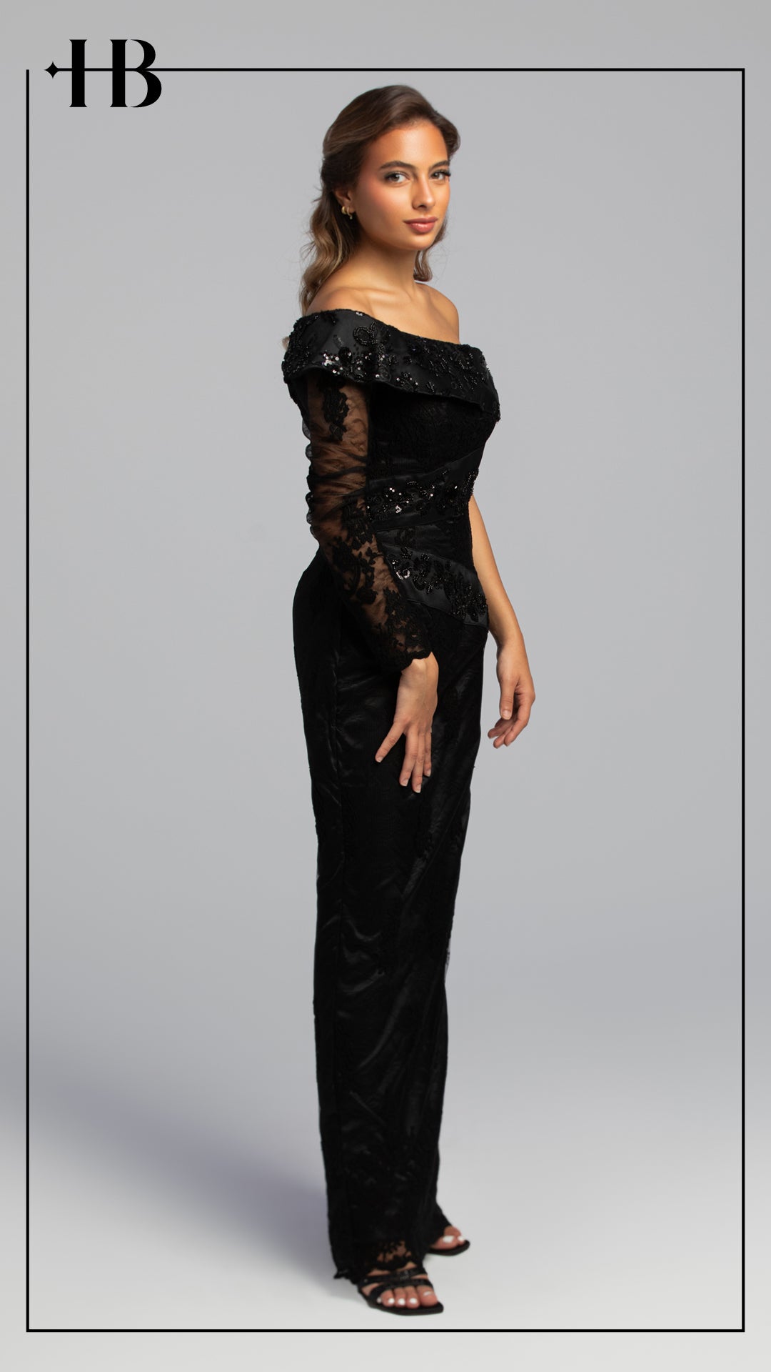 Black One-Shoulder Dress