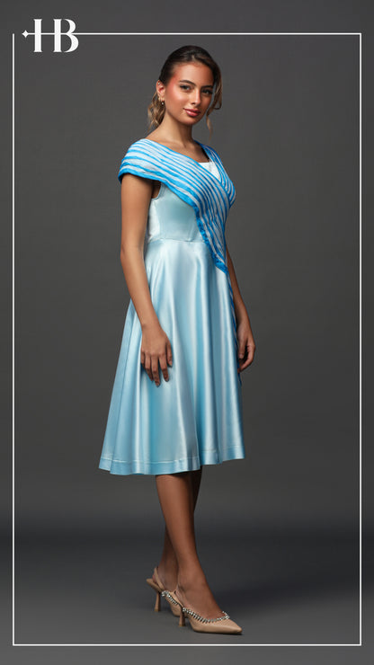 Blue Midi Dress